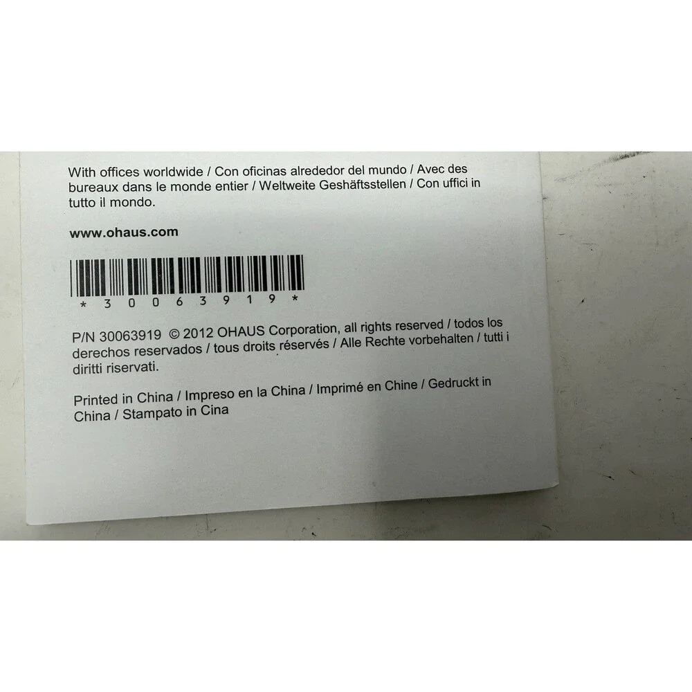 AM ohaus sf40a